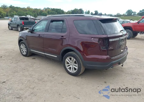 2018 Ford Explorer Xlt из США, поврежденный, VIN 1FM5K8D89JGC53160
